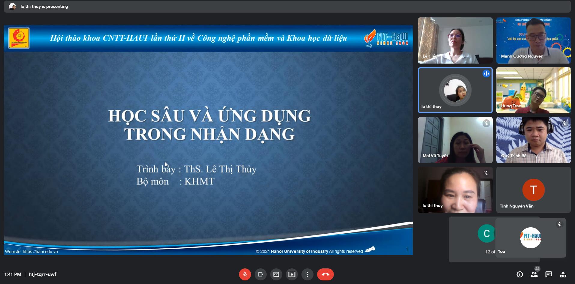 Hội thảo khoa học `Công nghệ phần mềm & Khoa học dữ liệu`
