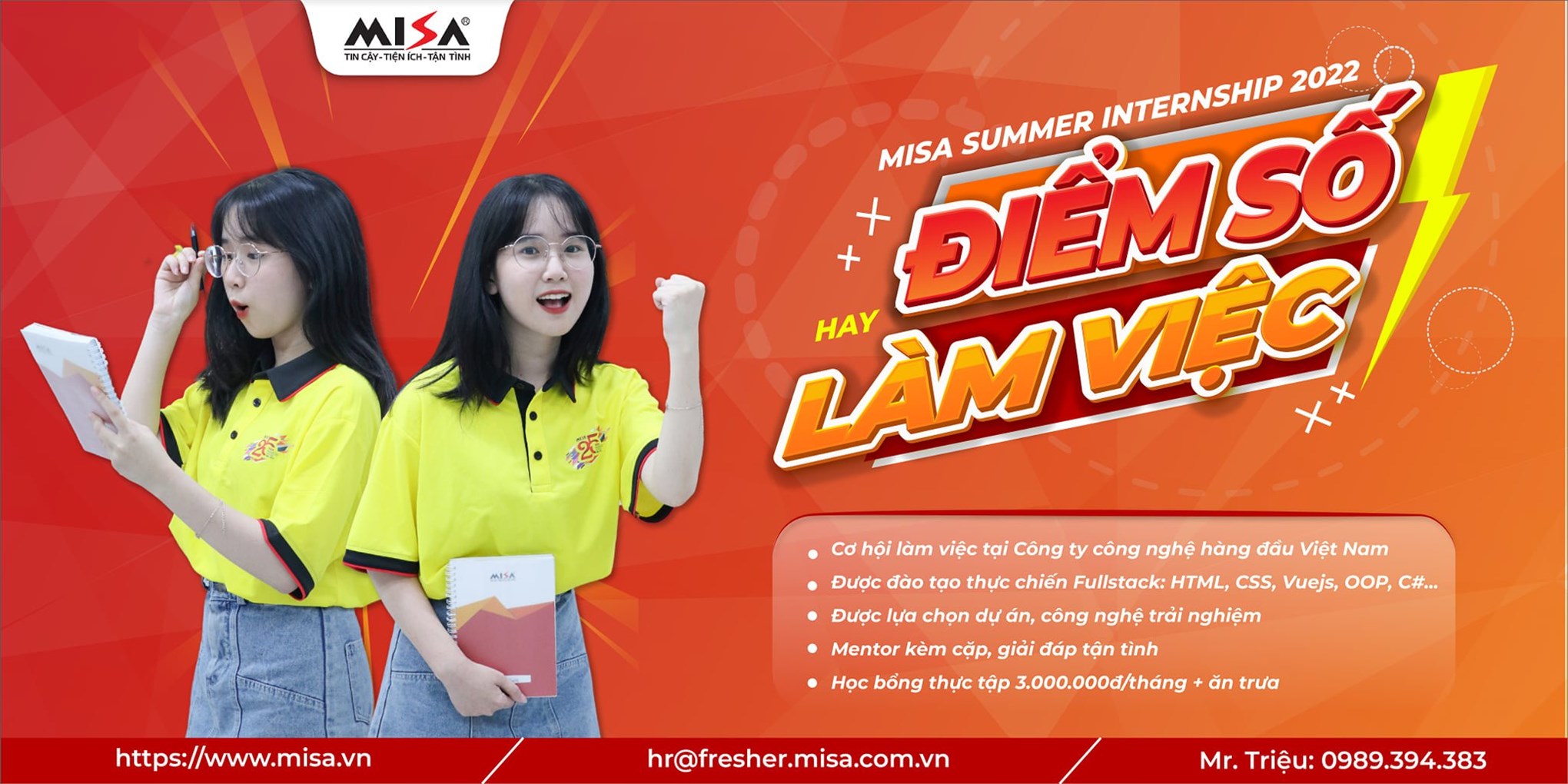 Misa summer internship 2022 - Điểm số hay làm việc