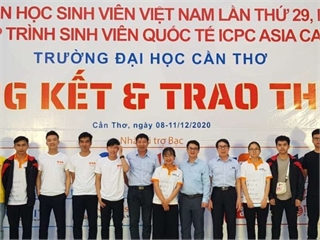 Khoa Công nghệ thông tin đạt giải tại Kỳ thi Olympic Tin học Sinh viên Việt Nam lần thứ 29