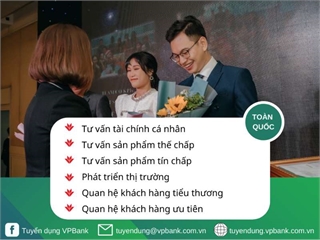 VPBank tuyển dụng Online trực tiếp