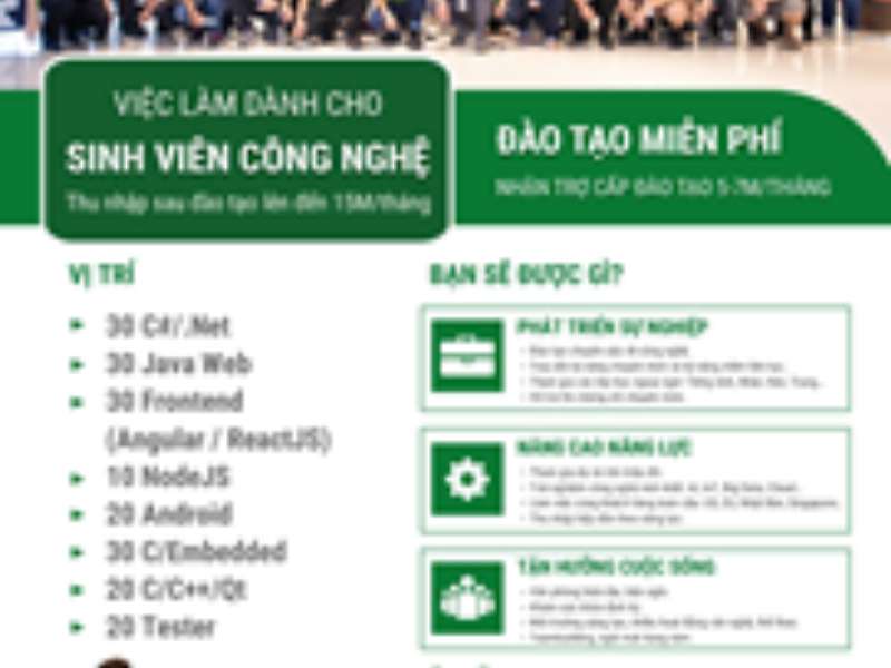 Công ty FPT Software tuyển dụng Fresher IT tại Hà Nội