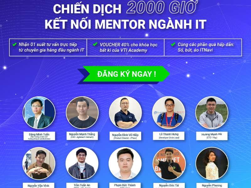 Chiến dịch 2000 giờ kết nối Mentor ngành IT