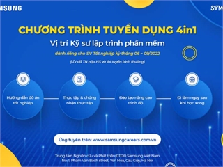 SVMC Tuyển dụng Kỹ sư lập trình phần mềm số lượng lớn