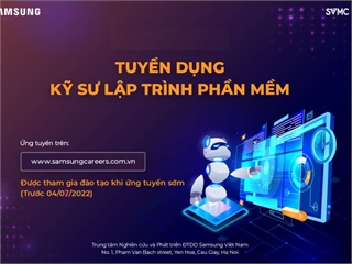 Samsung SVMC tuyển dụng Kỹ sư lập trình đợt 3