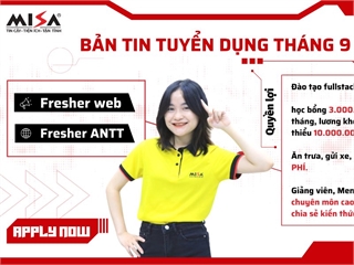 MISA - Bản tin tuyển dụng tháng 9