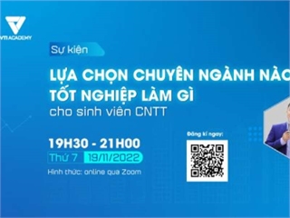 THƯ MỜI THAM DỰ SỰ KIỆN "LỰA CHỌN NGÀNH NÀO, TỐT NGHIỆP LÀM GÌ CHO SINH VIÊN CNTT"