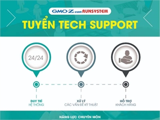 GMO TUYỂN DỤNG TECHNICAL SUPPORT