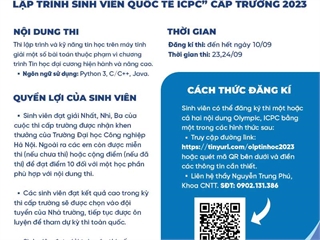 Thông báo cuộc thi HaUI AI Hackathon 2023