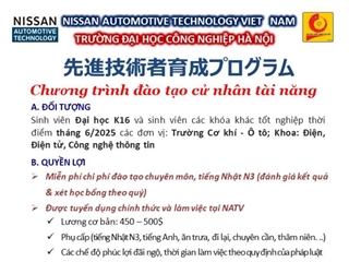 Thi tuyển đợt 3 Nissan