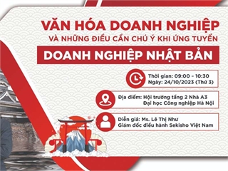 Hội thảo việc làm, hướng nghiệp của Công ty Sekisho Việt Nam