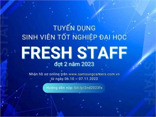 SAMSUNG Tuyển dụng sinh viên tốt nghiệp Đại học