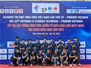 Sinh viên Khoa Công nghệ thông tin đạt giải tại kỳ thi Olympic Tin học Sinh viên lần thứ 32