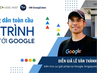 Đăng ký tham dự workshop "Trở thành công dân toàn cầu: Hành trình từ Đại học tới Google"