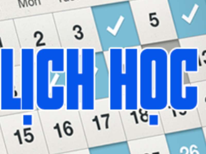 Lịch thực hành Khoa CNTT tuần từ 11/7 đến 17/7/2022