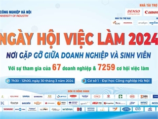 Ngày hội việc làm Trường Đại học Công nghiệp Hà Nội năm 2024