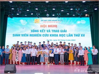 61 công trình khoa học Khoa CNTT được khen thưởng tại lễ trao giải sinh viên nghiên cứu khoa học năm học 2023-2024