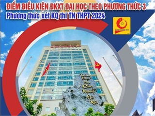 Mức điểm điều kiện đăng ký xét tuyển đại học chính quy năm 2024 theo Phương thức 3