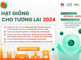 Đăng ký tham gia sự kiện Hạt giống cho tương lai năm 2024