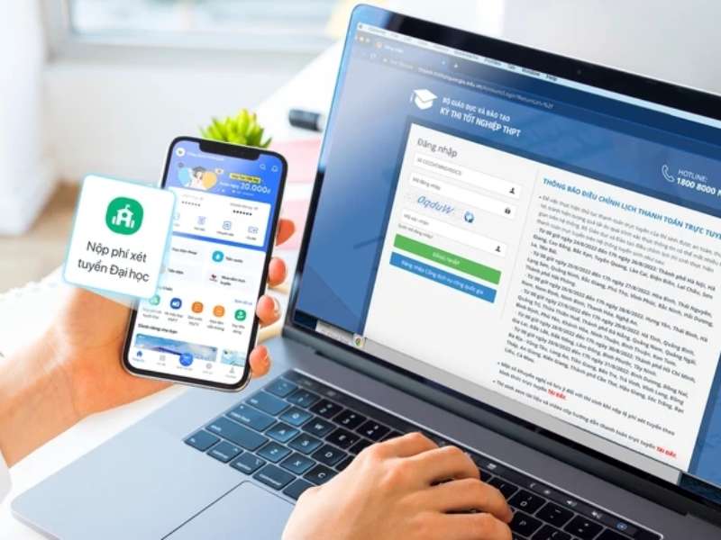 Hướng dẫn nộp lệ phí xét tuyển đại học chính quy 2024