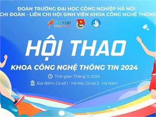 Đăng ký Hội thao Khoa Công nghệ thông tin năm 2024