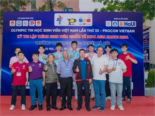 Hơn 700 sinh viên tranh tài tại Olympic Tin học Sinh viên Việt Nam lần thứ 33, Procon và ICPC Asia Hanoi 2024