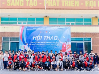 Hội thao Khoa Công nghệ thông tin 2024 - Sự kiện thu hút hơn 200 vận động viên và cổ động