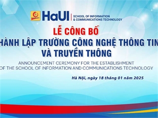 LỄ CÔNG BỐ THÀNH LẬP TRƯỜNG CÔNG NGHỆ THÔNG TIN VÀ TRUYỀN THÔNG VÀ BỔ NHIỆM VIÊN CHỨC QUẢN LÝ.