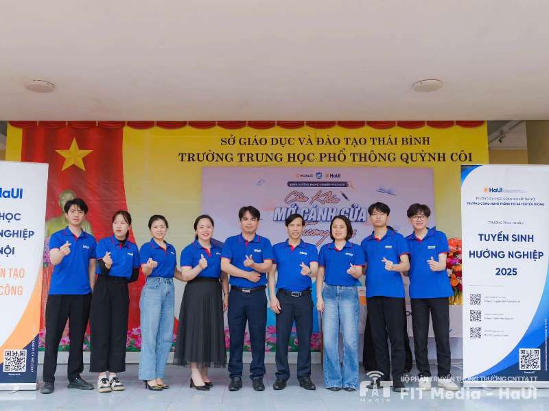 Chung tay vun đắp tương lai: SICT tham gia Ngày hội tư vấn Tuyển sinh - Hướng nghiệp tại THPT Quỳnh Côi, Thái Bình