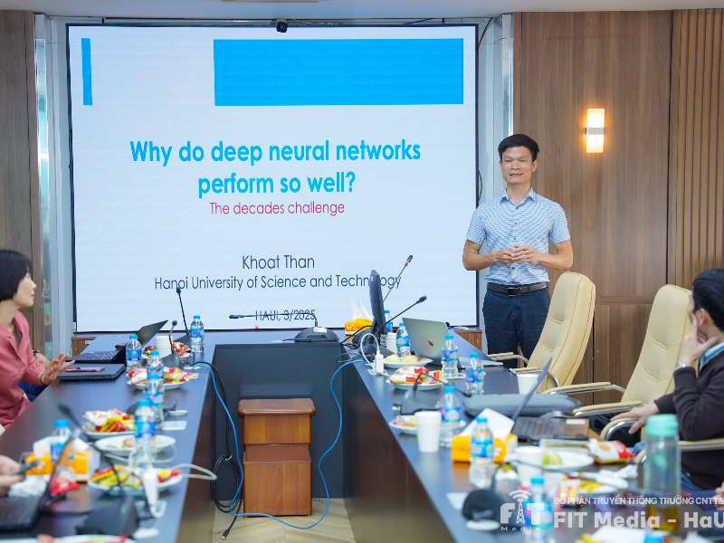 Hội Thảo khoa học cấp đơn vị với chủ đề "Học sâu và Ứng dụng"