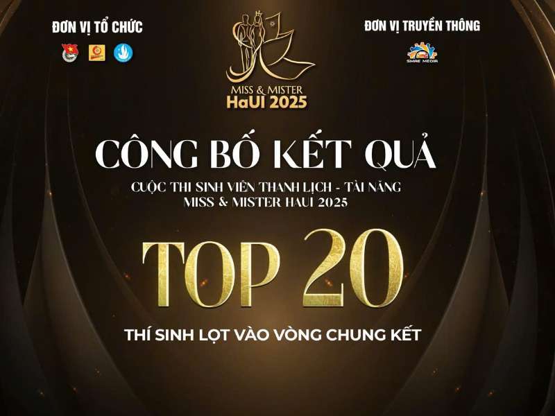 Sinh viên Lê Trần Gia Bảo – Gương mặt tài sắc vẹn toàn của SICT vào vòng chung kết “MISS & MISTER HaUI 2025”