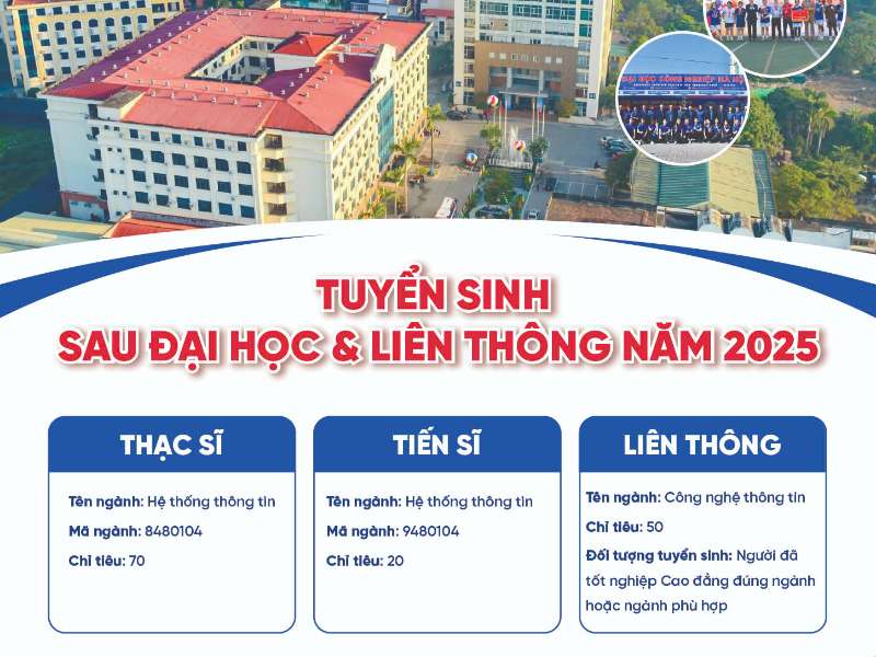 Thông tin Tuyển sinh Tiến sĩ ngành Hệ thống Thông tin năm 2025