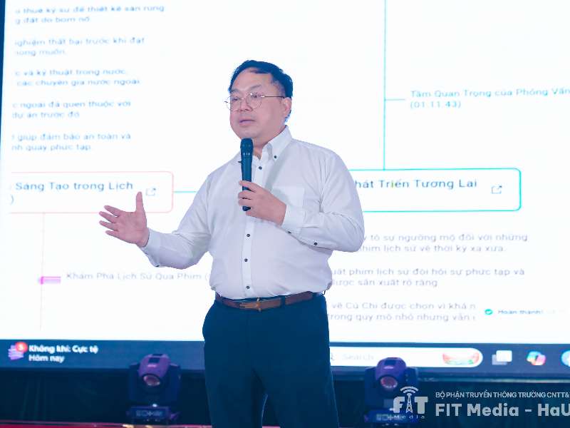 Sinh tồn và bứt phá trong làn sóng AI: Hội thảo truyền cảm hứng cùng Diễn giả Hoàng Nam Tiến tại HaUI