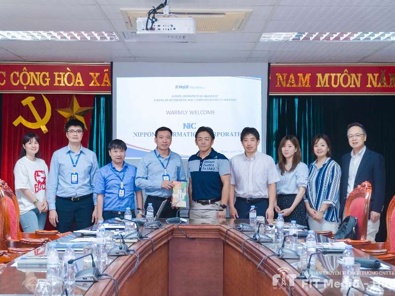 Trường SICT - HaUI mở rộng hợp tác quốc tế với Tập đoàn NIC (Nhật Bản): Cơ hội phát triển cho sinh viên và khẳng định vị thế nhà trường