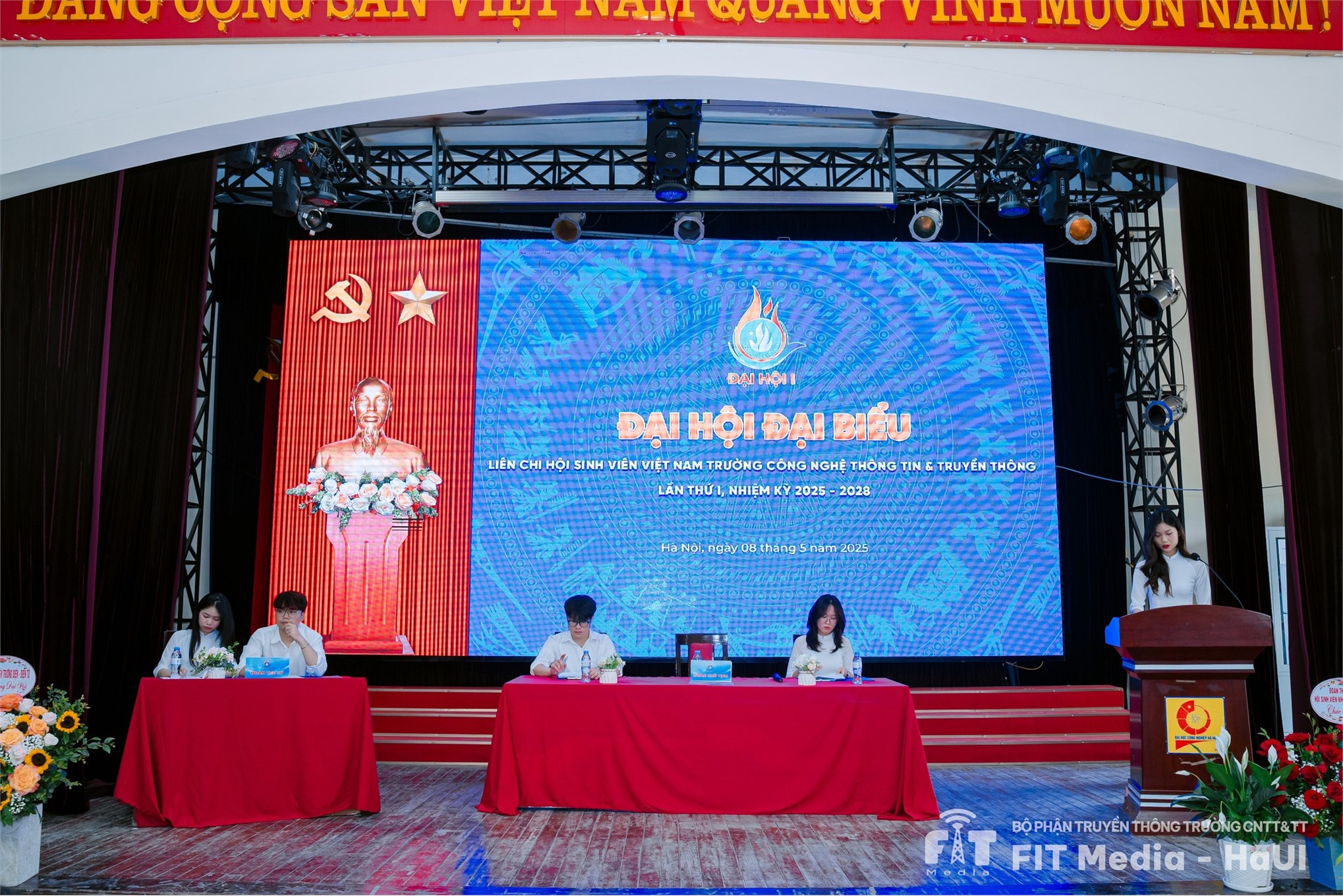 Đại hội Đại biểu Liên chi Hội Sinh viên Việt Nam Trường Công nghệ Thông tin và Truyền thông lần thứ I, nhiệm kỳ 2025 - 2028: