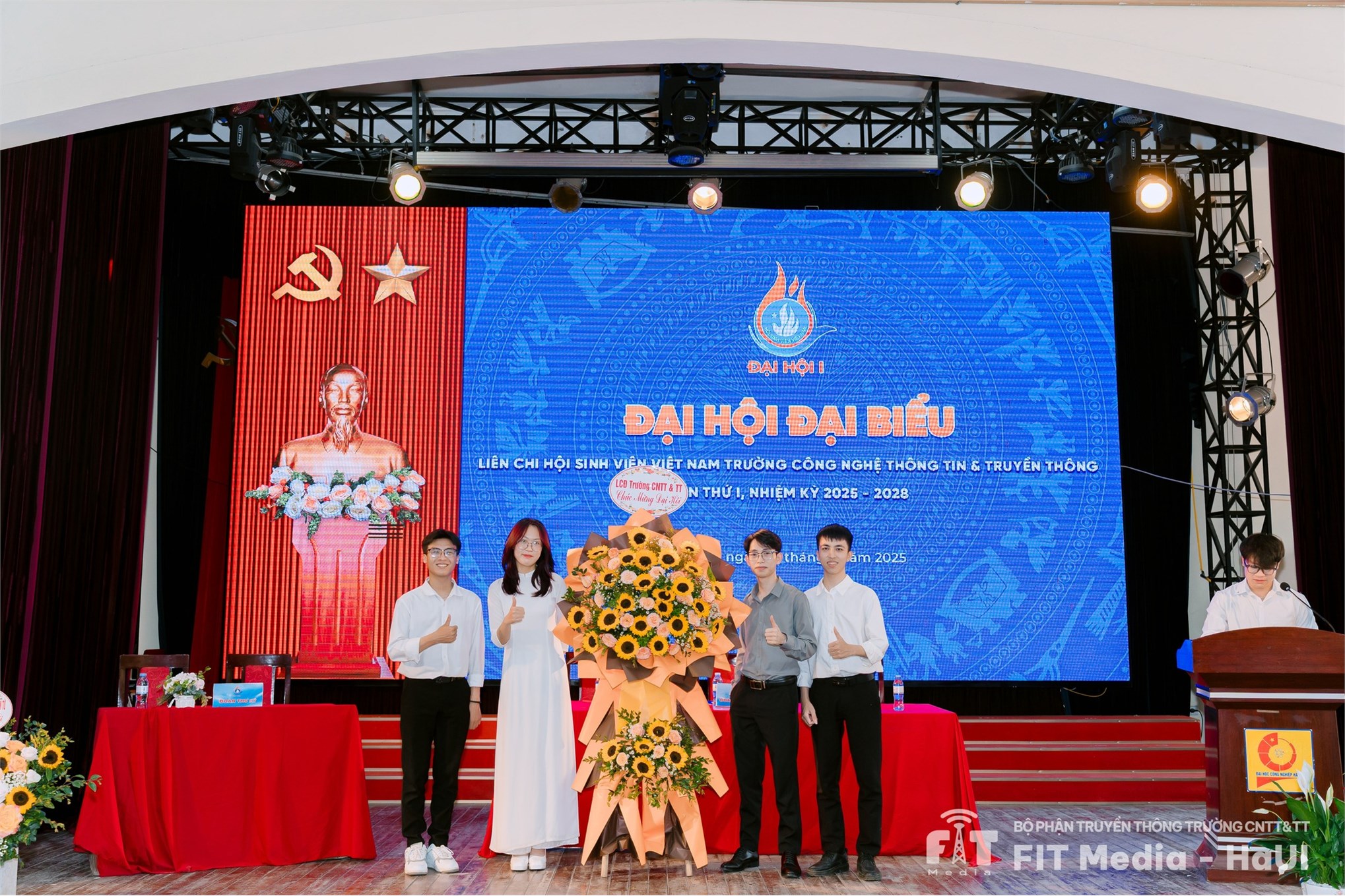 Đại hội Đại biểu Liên chi Hội Sinh viên Việt Nam Trường Công nghệ Thông tin và Truyền thông lần thứ I, nhiệm kỳ 2025 - 2028: