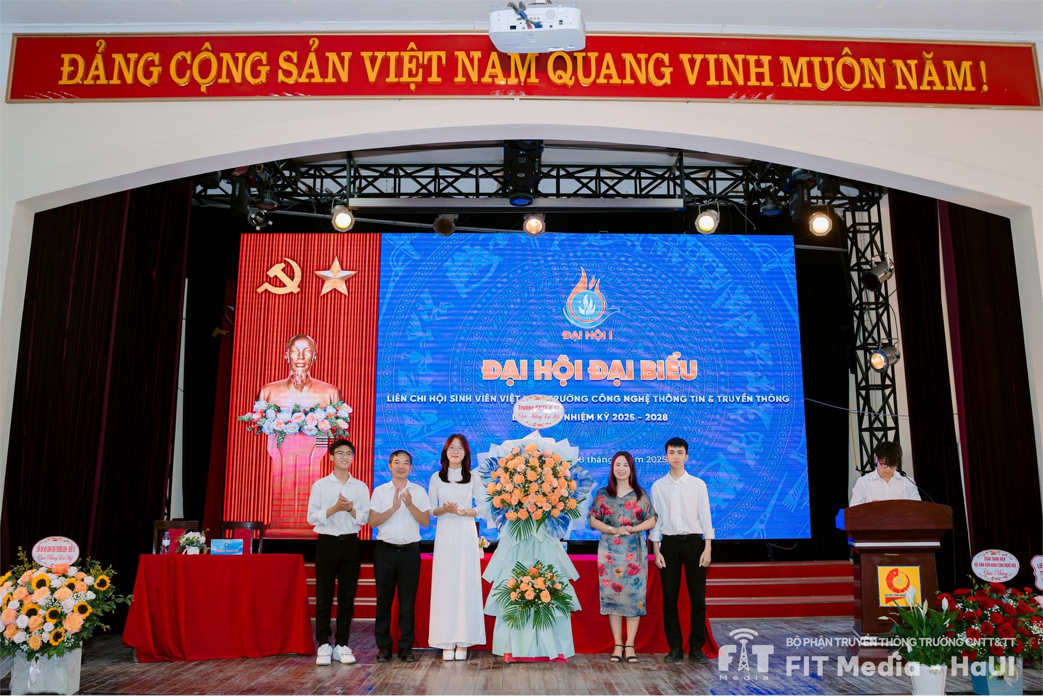 Đại hội Đại biểu Liên chi Hội Sinh viên Việt Nam Trường Công nghệ Thông tin và Truyền thông lần thứ I, nhiệm kỳ 2025 - 2028:
