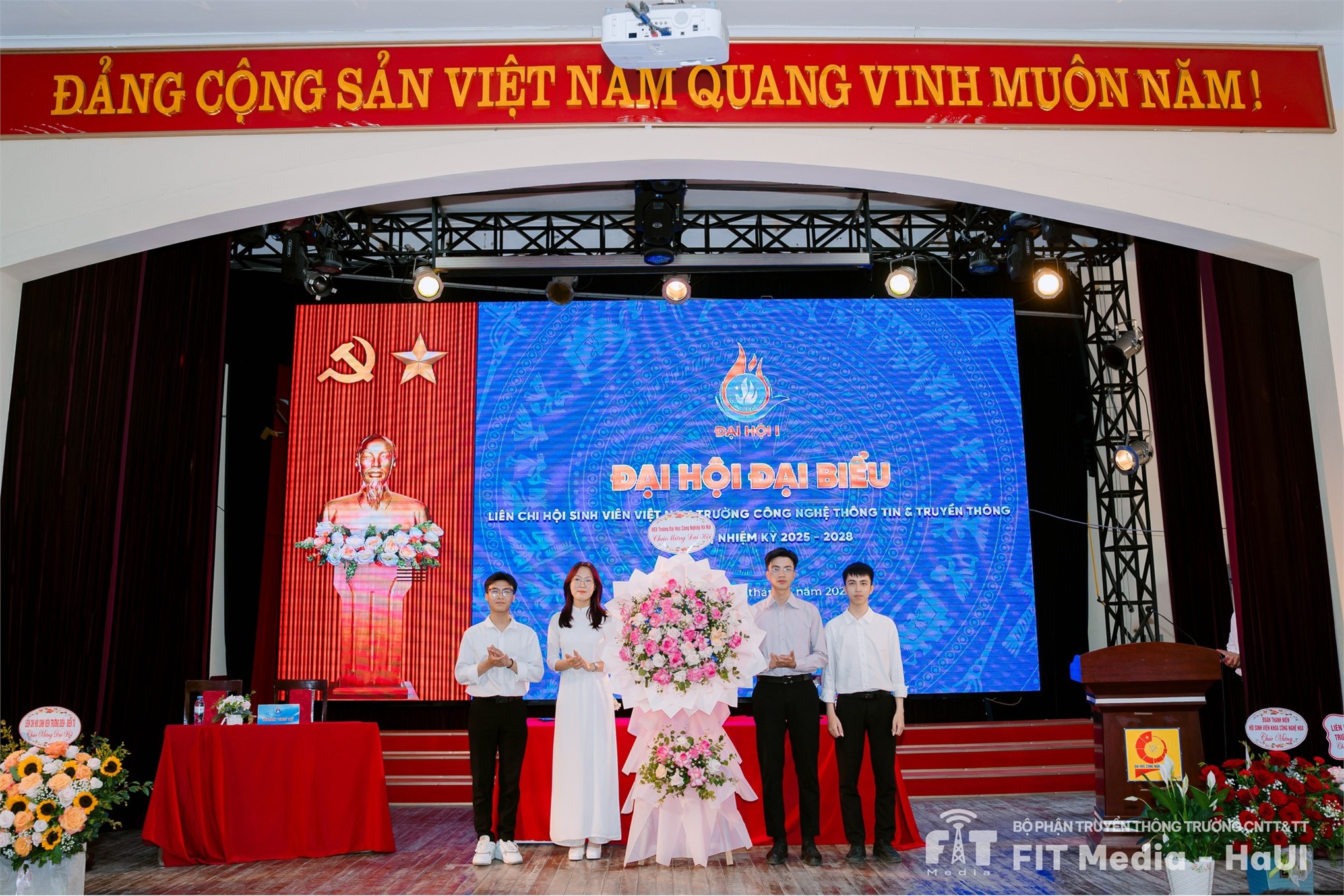 Đại hội Đại biểu Liên chi Hội Sinh viên Việt Nam Trường Công nghệ Thông tin và Truyền thông lần thứ I, nhiệm kỳ 2025 - 2028: