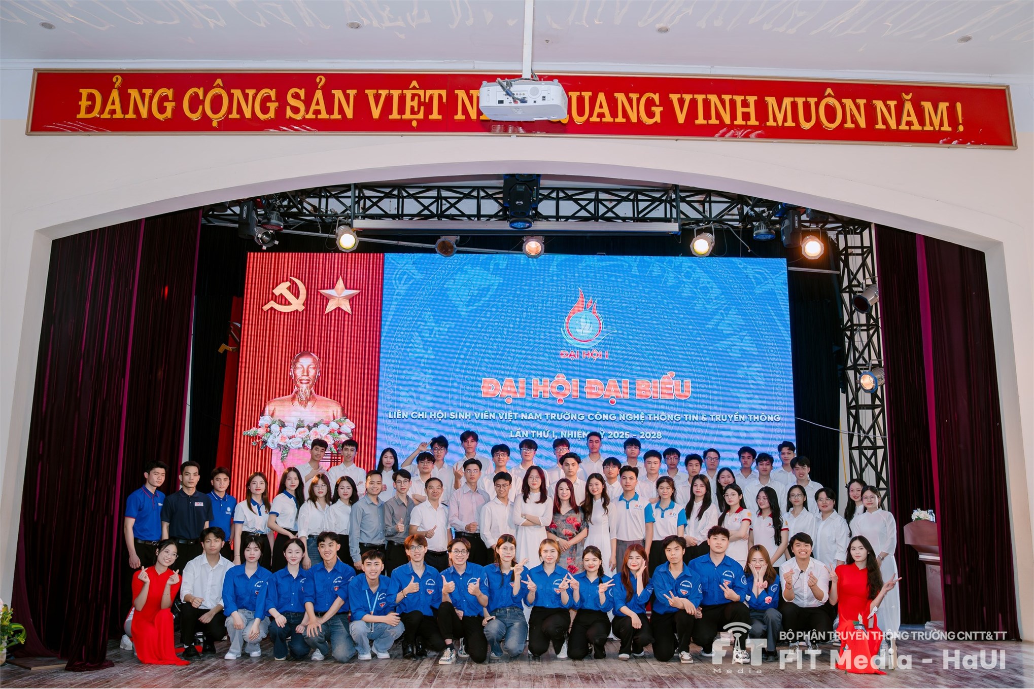 Đại hội Đại biểu Liên chi Hội Sinh viên Việt Nam Trường Công nghệ Thông tin và Truyền thông lần thứ I, nhiệm kỳ 2025 - 2028: