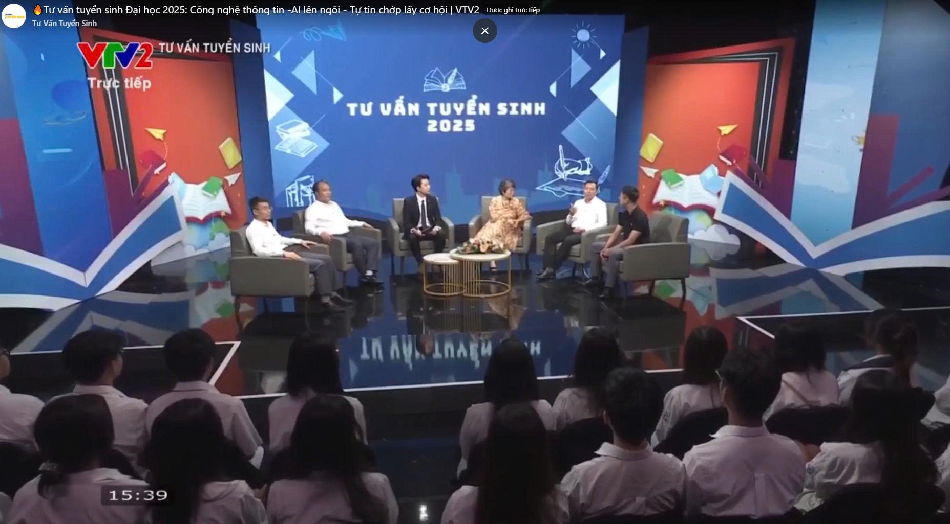Tư vấn tuyển sinh 2025 tại Đài Truyền hình Việt Nam: “Khủng hoảng kinh tế – Những ngành nghề nào lên ngôi?”
