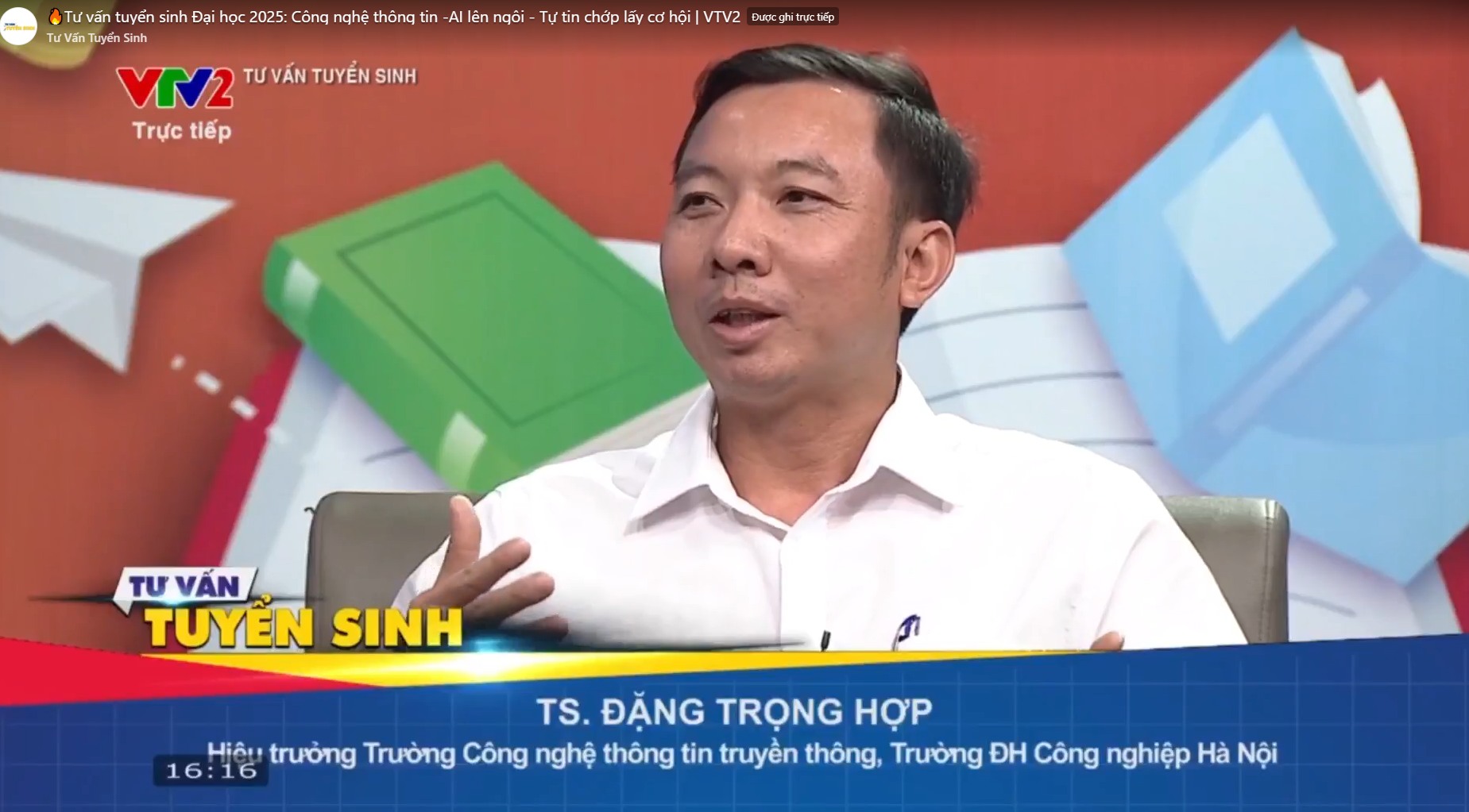 Tư vấn tuyển sinh 2025 tại Đài Truyền hình Việt Nam: “Khủng hoảng kinh tế – Những ngành nghề nào lên ngôi?”