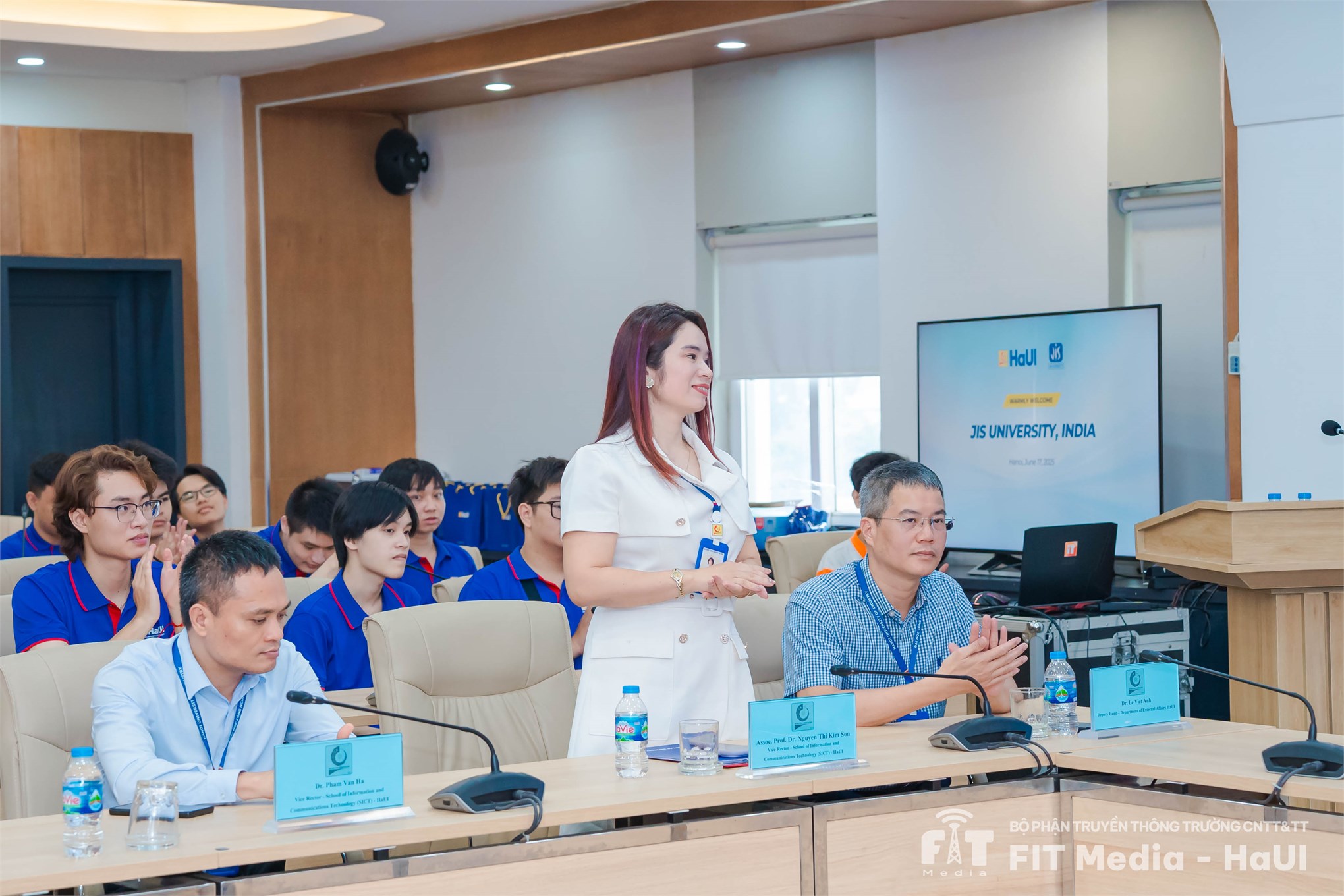 Chào đón đoàn công tác Trường Đại học JIS, Ấn Độ tham gia chương trình trao đổi sinh viên với Trường Đại học Công nghiệp Hà Nội