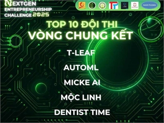 Xin gửi lời chúc mừng nồng nhiệt tới đội thi AutoML của Trường Công nghệ thông tin và Truyền thông – Trường Đại học Công nghiệp Hà Nội đã xuất sắc giành quyền vào vòng chung kết cuộc thi NextGen Entrepreneurship Challenge 2025!