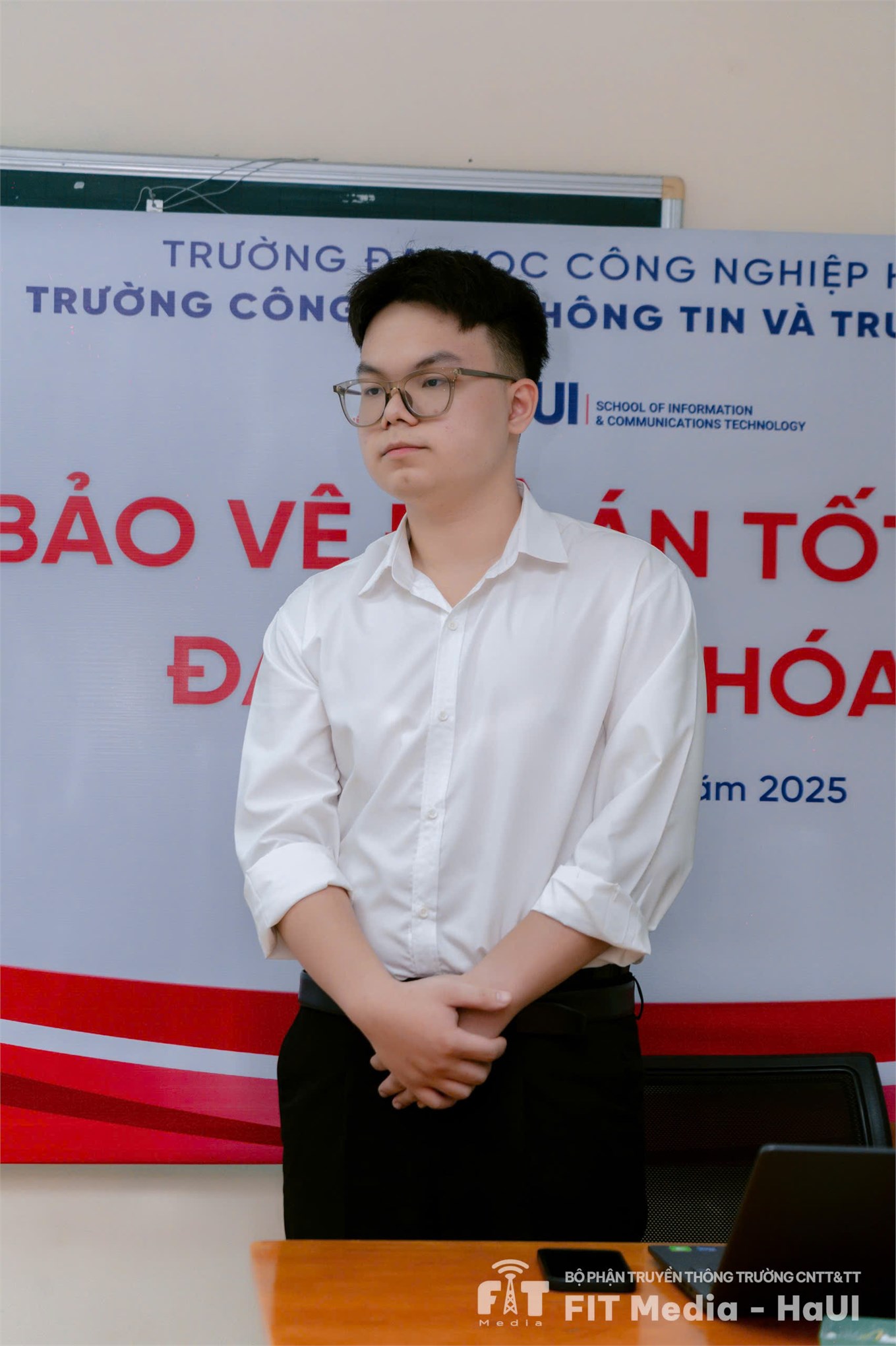 Sinh viên Quản Anh Đức - Một hành trình nỗ lực và tỏa sáng của sinh viên ngành Kỹ thuật phần mềm SICT