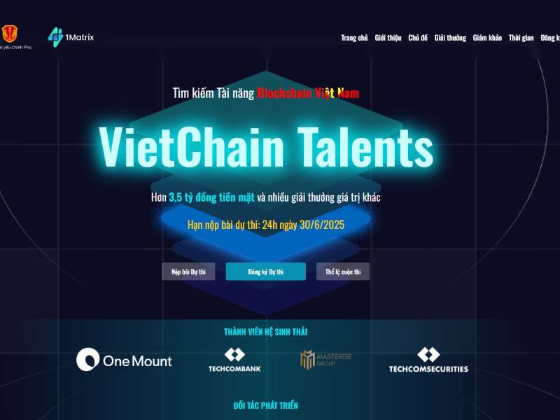 Phát động Cuộc thi VietChain Talents: Tìm kiếm tài năng Blockchain Việt Nam