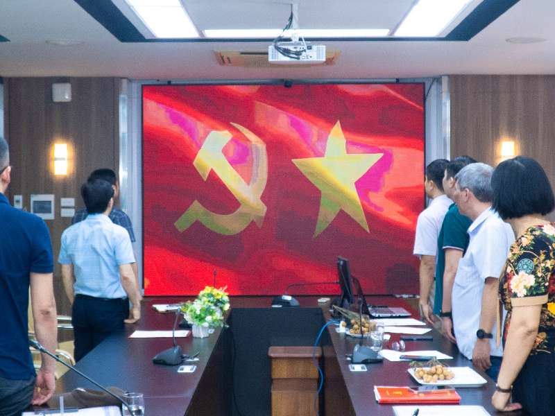 Lễ kết nạp đảng viên mới – Chi bộ CNTT&TT1 và Chi bộ CNTT&TT4