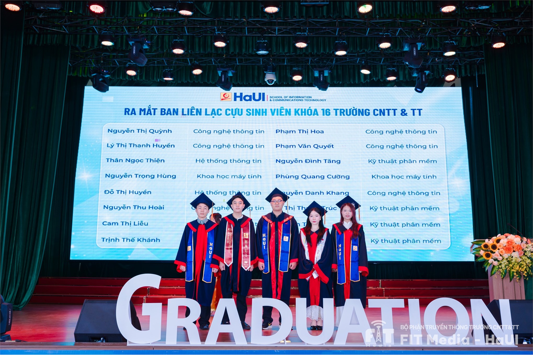 Lễ tốt nghiệp năm 2025 – dấu ấn thanh xuân trong cơn mưa mùa hạ