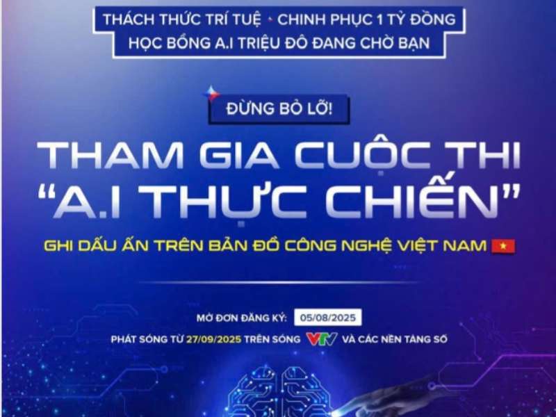 Đăng kí cuộc thi "AI thực chiến"