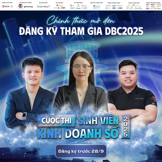 Thông báo tham gia Cuộc thi Sinh viên Kinh doanh số 2025
