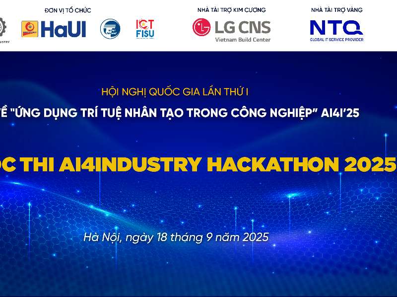 Cuộc thi Hackathon AI4I 2025 – Sân chơi trí tuệ dành cho sinh viên đam mê Trí tuệ nhân tạo