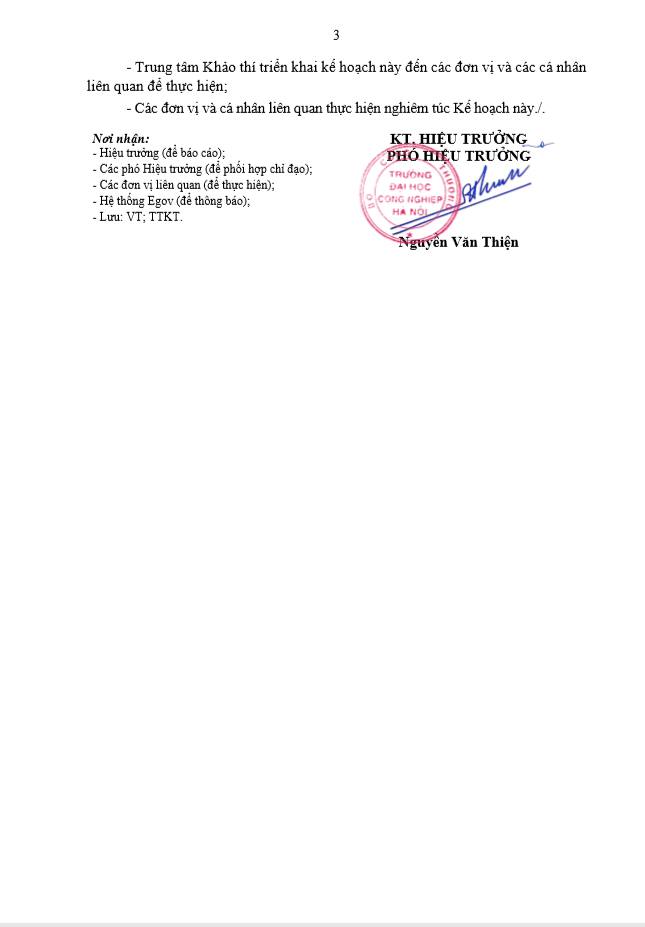 Kế hoạch đánh giá năng lực tiếng Anh đầu vào đối với sinh viên đại học khoá 20